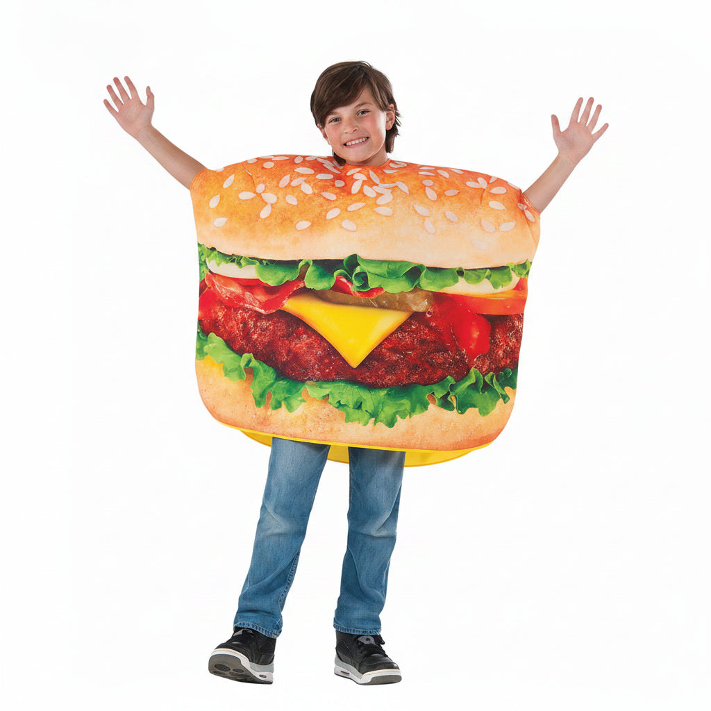 White Smoke Burger Costume Standard Size Costumes