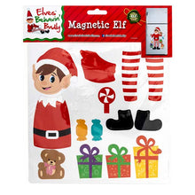 White Smoke Xmas Elves Printed Magnetic Sheets Christmas