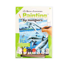 White Smoke Royal & Langnickel Painting By Numbers Junior Small Dolphins Kids Painting Supplies