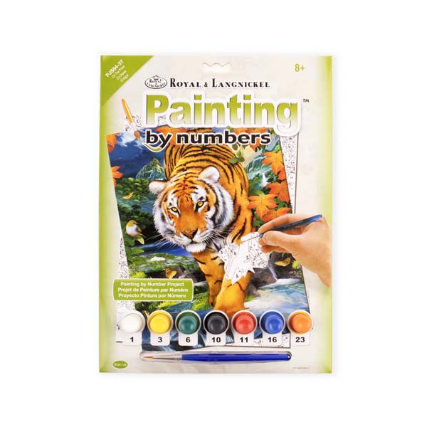 Misty Rose Royal & Langnickel Painting By Numbers Junior Small on the Prowl Kids Painting Supplies