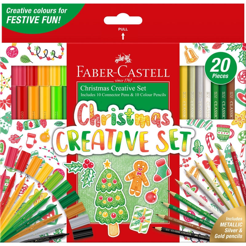 Forest Green Faber Castell Christmas Creative Set, (Pack of 12)