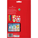 Firebrick Faber Castell Dino Adventures Colour & Sticker Set Kids Paper And Pads