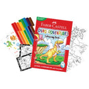 White Smoke Faber Castell Dino Adventures Colour & Sticker Set Kids Paper And Pads