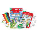 White Smoke Faber Castell Dino Adventures Colour & Sticker Set Kids Paper And Pads