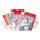 White Smoke Faber Castell Unicorn Adventures Colour & Sticker Set Kids Paper And Pads