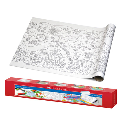 Lavender Faber Castell Activity Colouring & Drawing Banner Roll Kids Activities