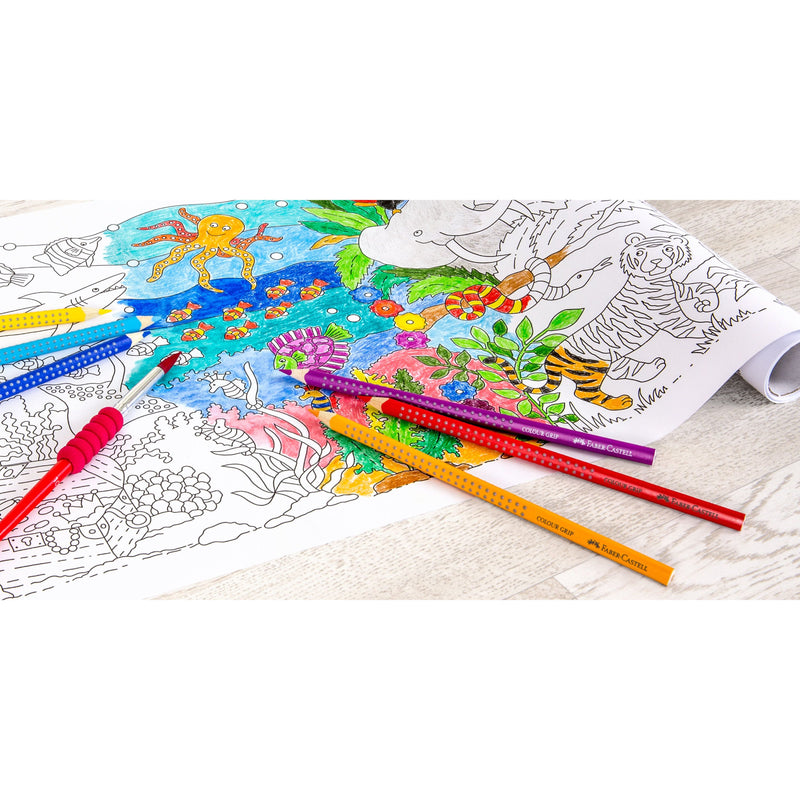 Sea Green Faber Castell Colouring & Drawing Roll Kids Activities