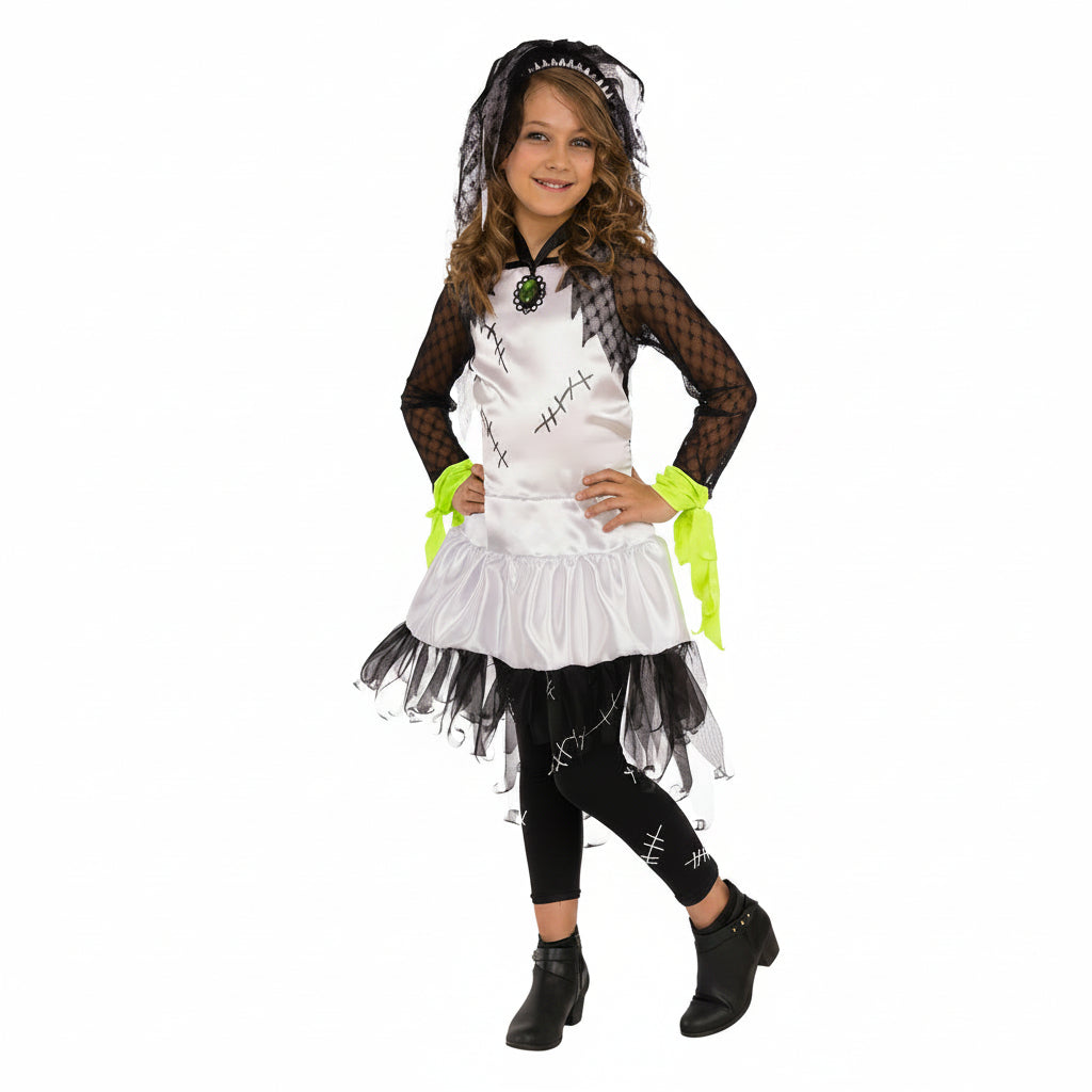 White Smoke Monster Bride Costume Costumes