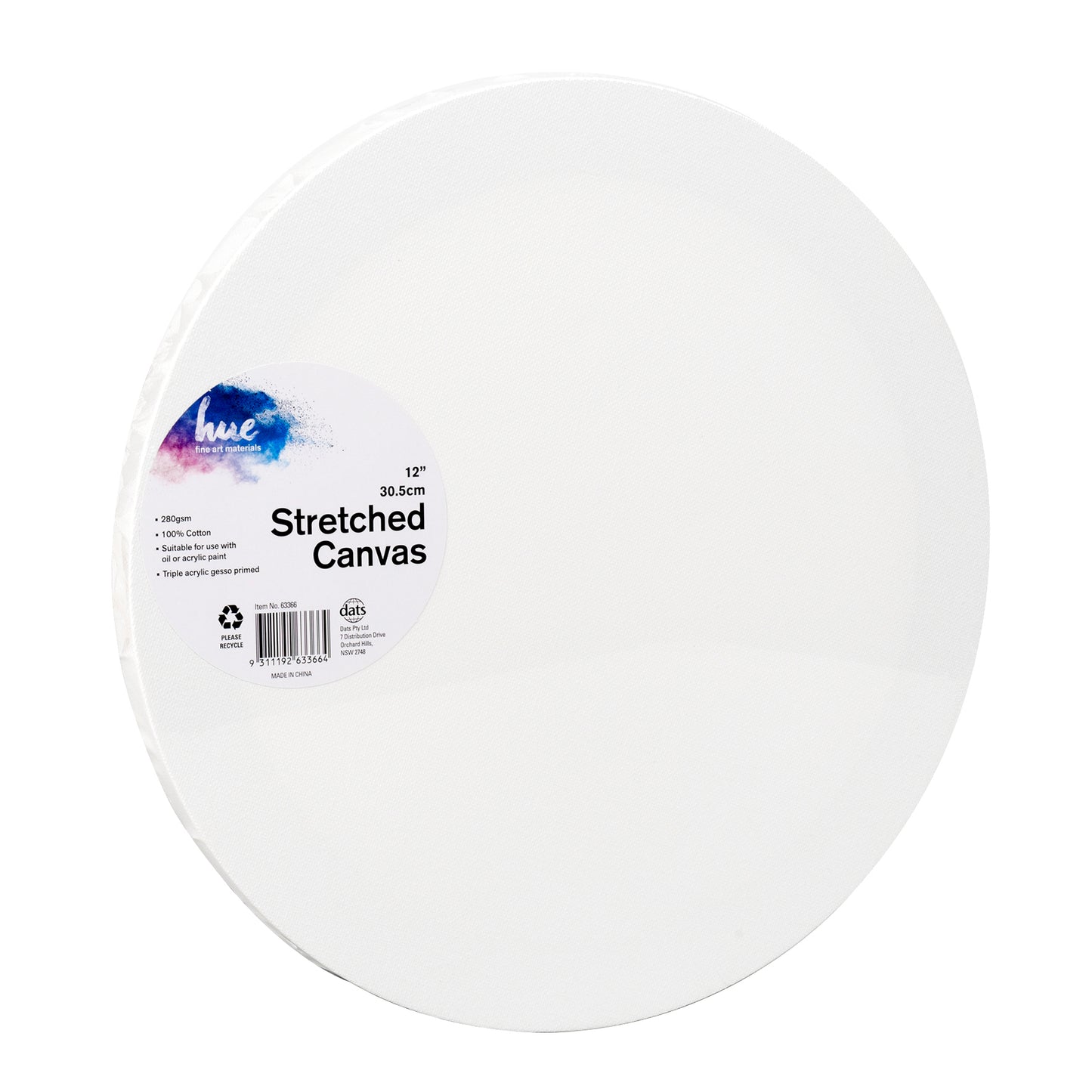 Lavender Kids Bulk Canvas Pack, Round, 12in (30.5cm), 12 Pack Custom Bundle