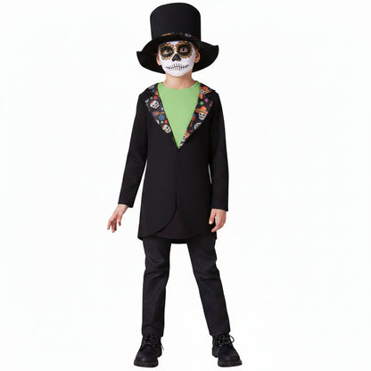 White Smoke Day Of The Dead Boys Costume Costumes