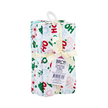 White Smoke Birch Fabric - Christmas :Ho! Ho! Ho!  Fat Quarter 100% Cotton-Multi Sewing