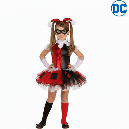 White Smoke Harley Quinn Deluxe Costume Child Costumes
