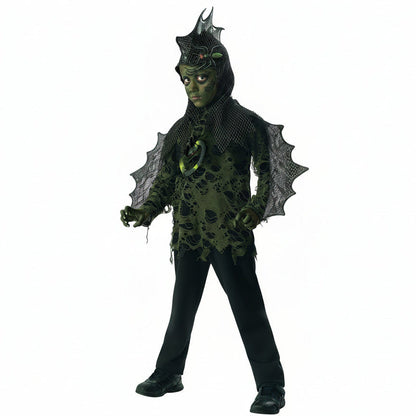 White Smoke Swamp Boy Lizard Costume Costumes