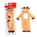 White Smoke Xmas Elves Reindeer Outfit, for use with our Bendable Elf Christmas