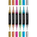 Black Faber Castell Black Edition Shake & Paint Markers, Metallic colours, Set of 6 Playing & Learning