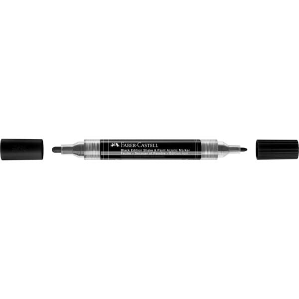 Dim Gray Faber Castell Black Edition Acrylic Shake & Paint Marker, Black - 1 Pack Kids Markers