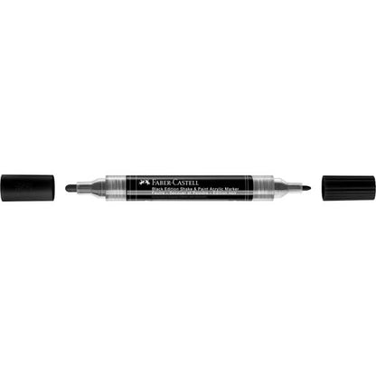 Dim Gray Faber Castell Black Edition Acrylic Shake & Paint Marker, Black - 1 Pack Kids Markers