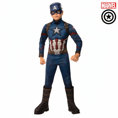 White Smoke Captain America Deluxe Costume Costumes
