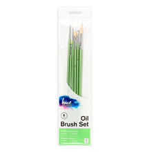 White Smoke Hue Brush Set Oil Hog Hair/Taklon 6Pc Value Pk#1 Paint Brushes