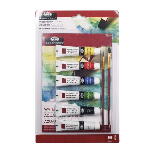 Light Gray Royal & Langnickel Essentials Watercolour Painting A5 Blister Pack Mixed Media Art Sets