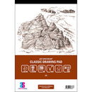White Smoke Art Spectrium Classic Drawing Pad, A4 200gsm 30 SHEETS Pads