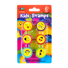 Coral Dats Smiley Faces Stamps, 6pk Kids Activities