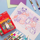 Light Gray Faber Castell Easy Acrylic Paint Markers, Assorted Colours - 20 Pack Kids Markers