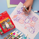 Light Gray Faber Castell Easy Acrylic Paint Markers, Assorted Colours - 20 Pack Kids Markers