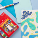 Powder Blue Faber Castell Easy Acrylic Paint Markers, Assorted Colours - 20 Pack Kids Markers