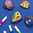 Dark Slate Blue Faber Castell Easy Acrylic Paint Markers, Assorted Colours - 20 Pack Kids Markers