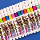 Misty Rose Faber Castell Easy Acrylic Paint Markers, Assorted Colours - 48 Pack Kids Markers