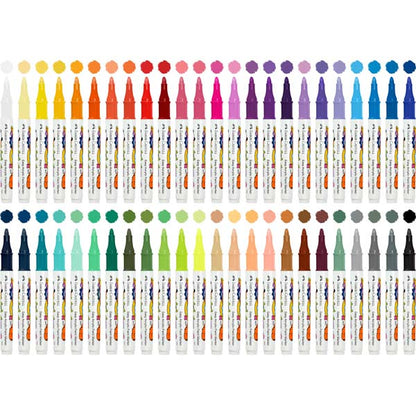 Antique White Faber Castell Easy Acrylic Paint Markers, Assorted Colours - 48 Pack Kids Markers