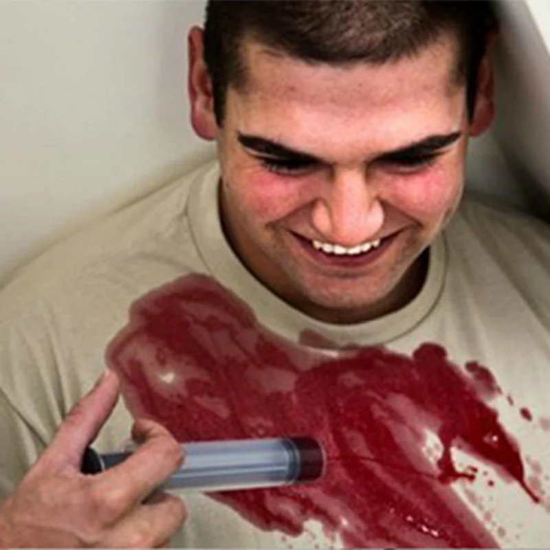 Dim Gray Halloween Vampire Blood Tube Halloween
