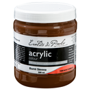 Light Gray Eraldo di Paolo Acrylic Paint Brnt Sienna 500ml Tub Acrylic Paints