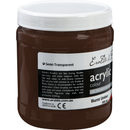 Dark Slate Gray Eraldo di Paolo Acrylic Paint Burnt Umber 500ml Acrylic Paints