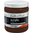 Dark Slate Gray Eraldo di Paolo Acrylic Paint Burnt Umber 500ml Acrylic Paints