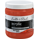 Light Gray Eraldo di Paolo Acrylic Red Oxide 500ml Tub Acrylic Paints