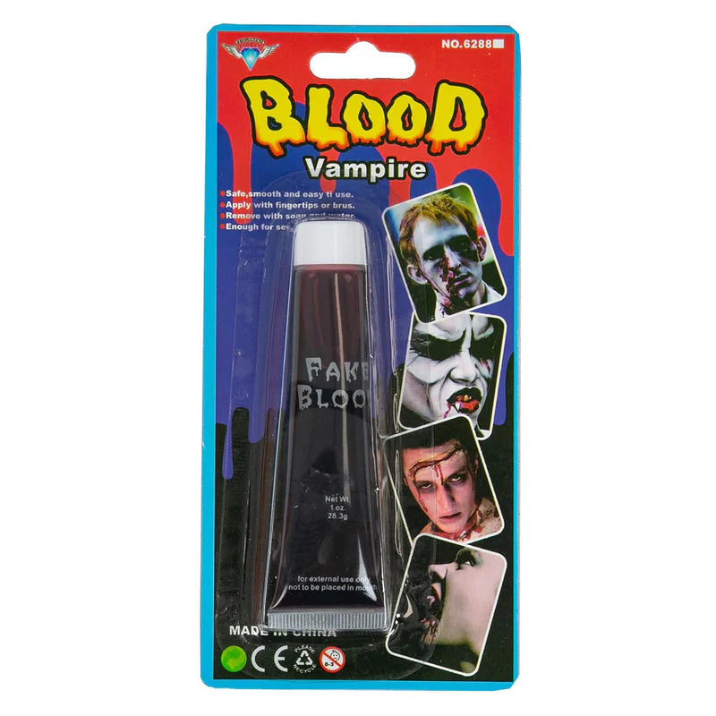 Dark Salmon Halloween Vampire Blood Tube Halloween