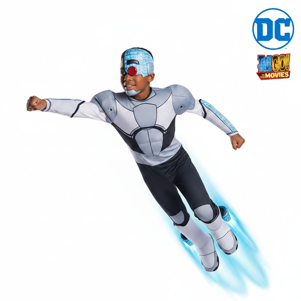 White Smoke Cyborg Deluxe Costume Costumes