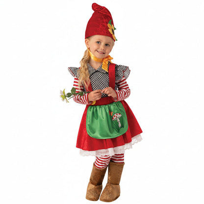 White Smoke Garden Gnome Girl Costume Costumes