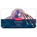 White Smoke Derwent Pencils Coloursoft Tin 72 Pencils