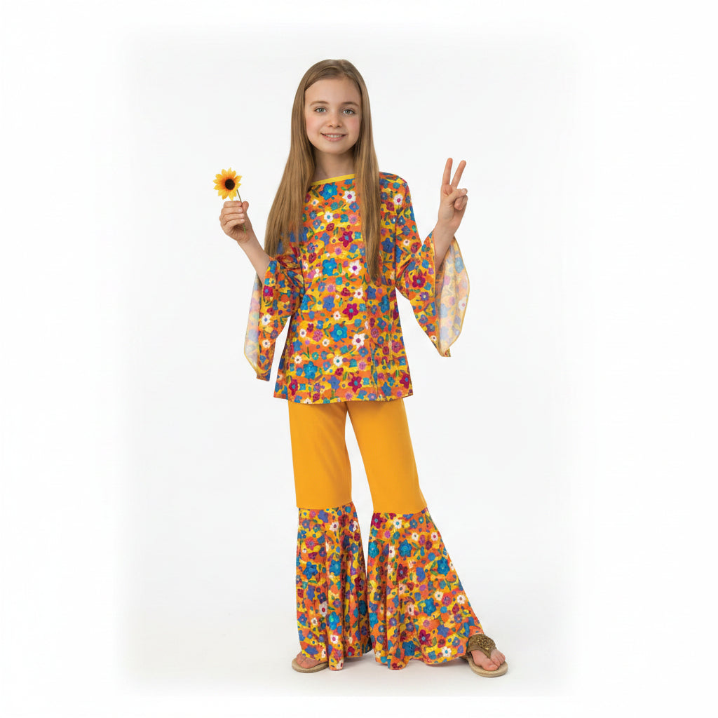 White Smoke Hippie Girl Costume Costumes