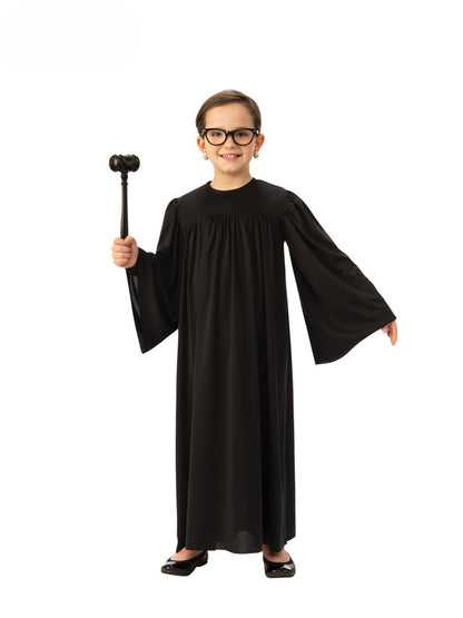 White Smoke Judges Robe Costume Costumes