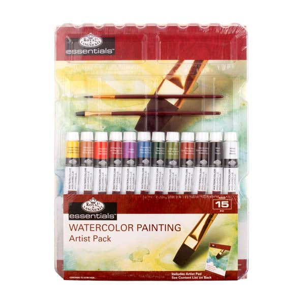 Light Gray Royal & Langnickel Watercolour Painting Artist Pack 9x12 Mixed Media Art Sets