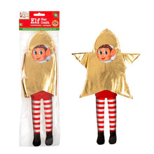White Smoke Xmas Elves Star Outfit, for use with our Bendable Elf Christmas