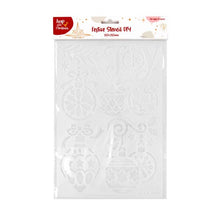 Lavender Xmas DIY Stencil, 187x280mm Christmas