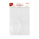 Lavender Xmas DIY Stencil, 187x280mm Christmas