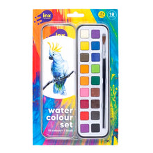 White Smoke Inx Watercolour Art Set in Metal Tin, 18 Colours Kids Painting Supplies