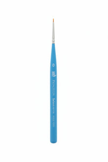 Steel Blue Princeton Select 3750 Synthetic Short Handle Brush, Mini Filbert Size 0 Brushes