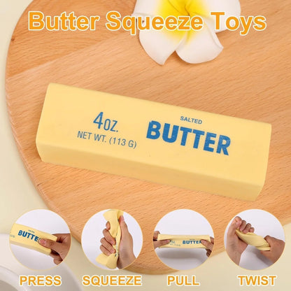 Sandy Brown Squishy Butter Squishy & Squeeze